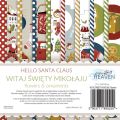 papier scrapbook Paper Heaven - witaj święty Mikołaju - flowers [bloczek/pad]