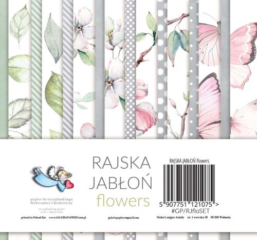 papier scrapbook Paper Heaven - rajska jabłoń - flowers [bloczek/pad]