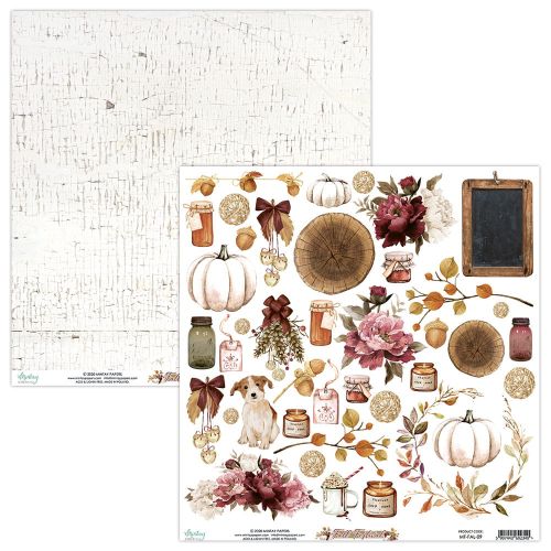 papier scrapbook Mintay Papers - fall festival- arkusz z elementami