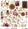 papier scrapbook Mintay Papers - fall festival- arkusz z elementami