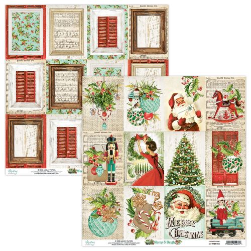 papier scrapbook Mintay Papers - merry &amp; bright 06