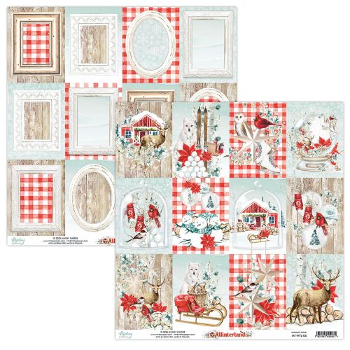 papier scrapbook Mintay Papers - winterland 06