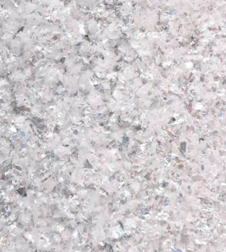 płatki galaxy Pentart 15g - białe (mercury white)