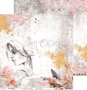 papier scrapbook Craft o'clock - time of reflection 01