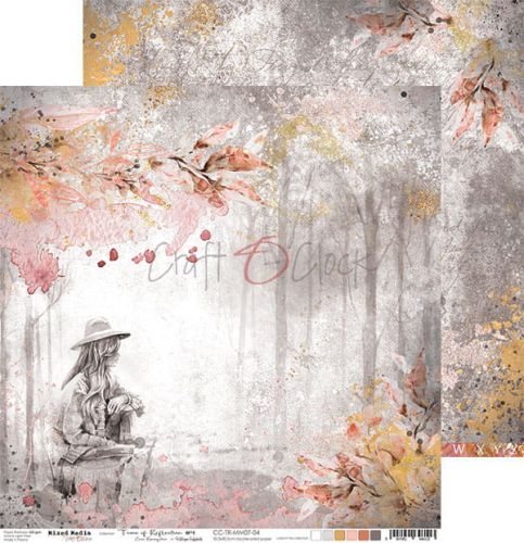 papier scrapbook Craft o'clock - time of reflection 04