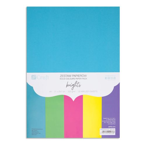 zestaw papierów 220 g/m3 - brights