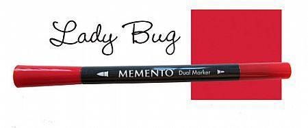 marker Memento - lady bug (czerwony)