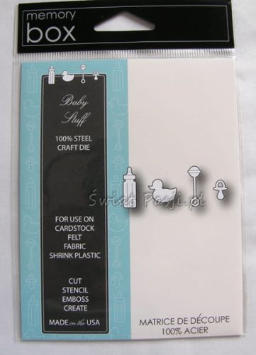 wykrojnik Memory Box - mini akcesoria niemowlęce [98702] (Baby Stuff)