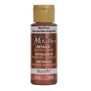 farba metaliczna DecoArt Dazzling Metallics - miedziak (worn penny) 59ml [DA287]