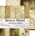 papier scrapbook Craft o'clock - brown mood [zestaw 12" x 12"]