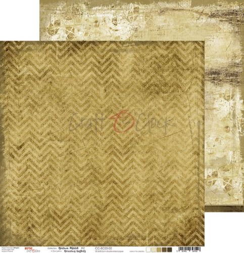 papier scrapbook Craft o'clock - brown mood 02