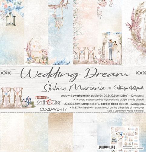 papier scrapbook Craft o'clock - wedding dream [zestaw 12" x 12"]