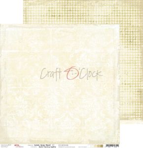 papier scrapbook Craft o'clock - white - beige mood 03