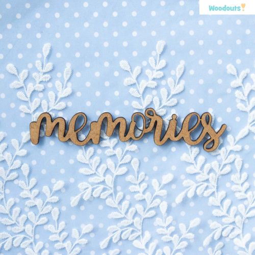 element dekoracyjny - napis memories [KCh086]