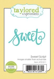 wykrojnik Taylored expressions - sweet script [TE1011]