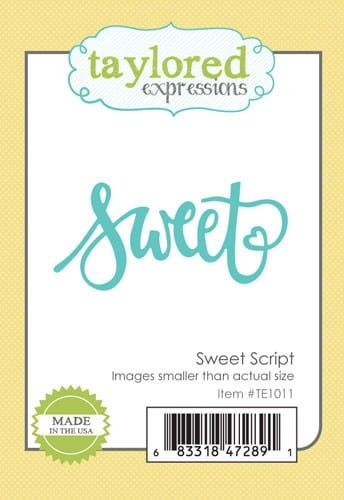 wykrojnik Taylored expressions - sweet script [TE1011]