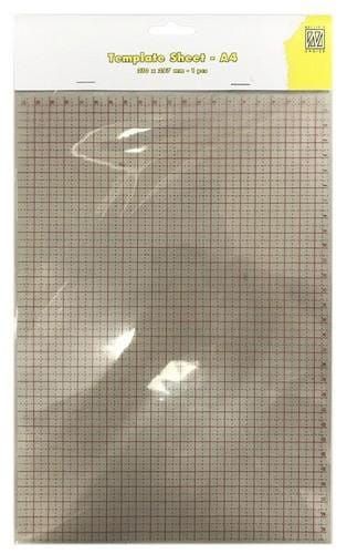 plastikowe szablony do platformy stemplującej - plastic template A4 sheets 5pcs [TPS001]