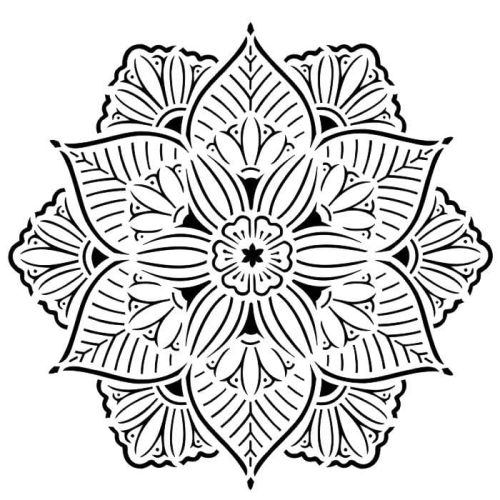 szablon 13Arts - spring doily (pastel spring) [ARTPS12]