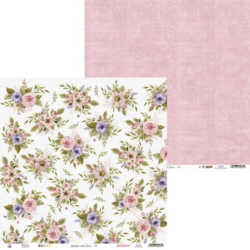 papier scrapbook P13 - stitched with love 01