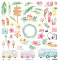 papier scrapbook P13 - summer vibes 07 (elementy do wycinania)