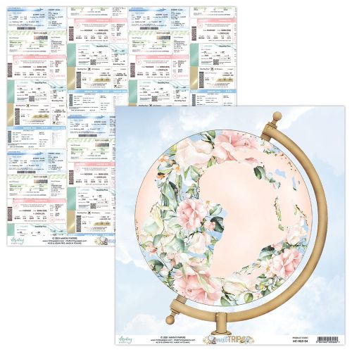 papier scrapbook Mintay Papers - next trip 04