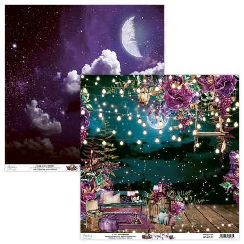 papier scrapbook Mintay Papers - nightfall 01