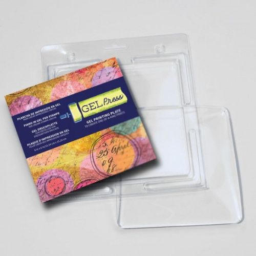 płytka żelowa do monoprintingu / monotypii Gel Press - gel printing plate kwadrat 15,24 x 15,24 cm
