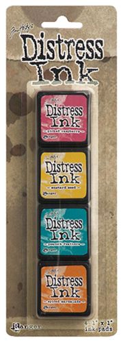 tusz Distress Ink mini - zestaw kit #1