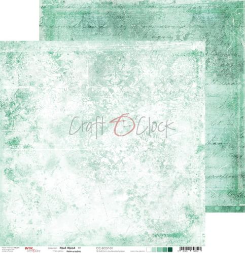 papier scrapbook Craft o'clock - mint mood 01