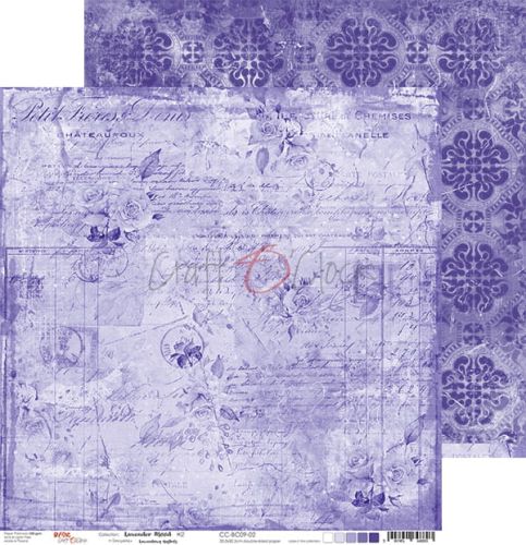 papier scrapbook Craft o'clock - lavender mood 02