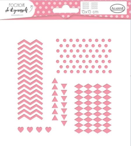 szablon Aladine 15 x 15 - geometryczny mix