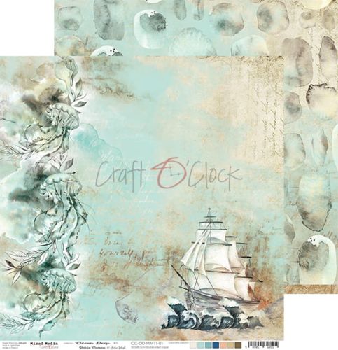 papier scrapbook Craft o'clock - ocean deep 01