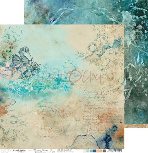 papier scrapbook Craft o'clock - ocean deep 02