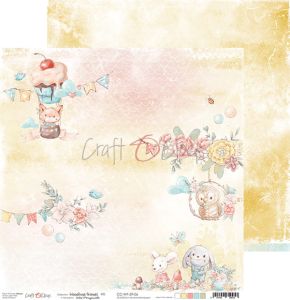papier scrapbook Craft o'clock - woodland friends 06