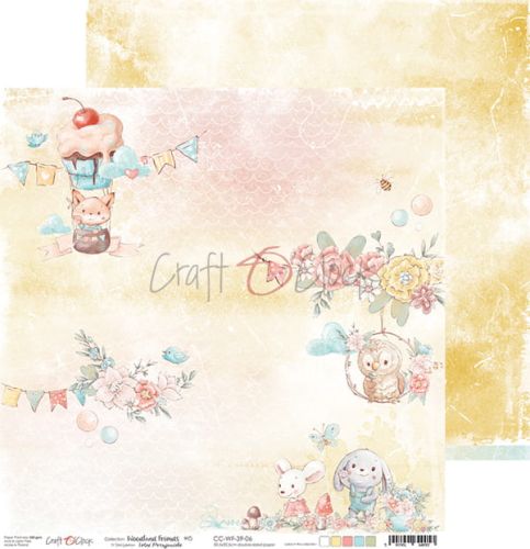 papier scrapbook Craft o'clock - woodland friends 06