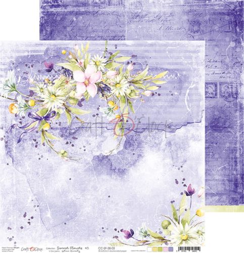 papier scrapbook Craft o'clock - summer flowers 03