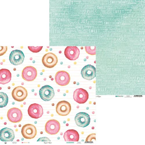 papier scrapbook P13 - sugar &amp; spices 02