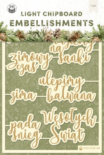 zestaw tekturek P13 - cosy winter 05 pl