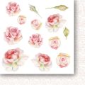 papier scrapbook Paper Heaven - różane wino - flowers [bloczek/pad]