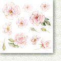 papier scrapbook Paper Heaven - różane wino - flowers [bloczek/pad]