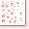 papier scrapbook Paper Heaven - różane wino - flowers [bloczek/pad]