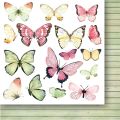 papier scrapbook Paper Heaven - różane wino - flowers [bloczek/pad]