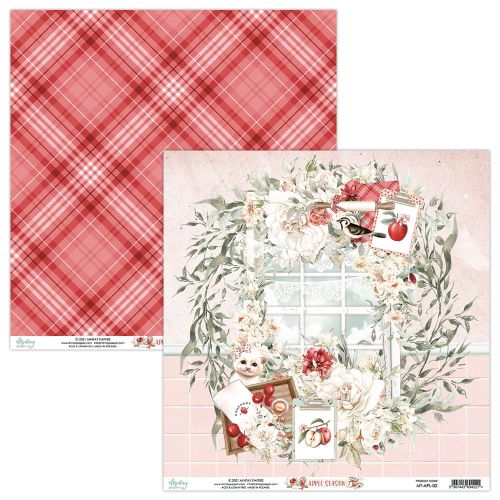 papier scrapbook Mintay Papers - apple season 02