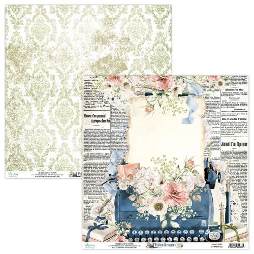 papier scrapbook Mintay Papers - written memories 02