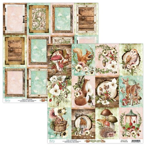papier scrapbook Mintay Papers - woodland 06
