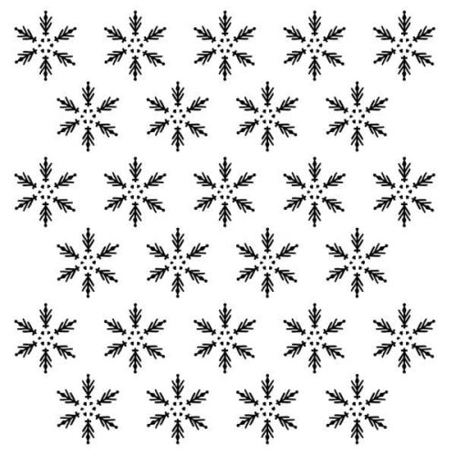 szablon 13Arts - snowflakes