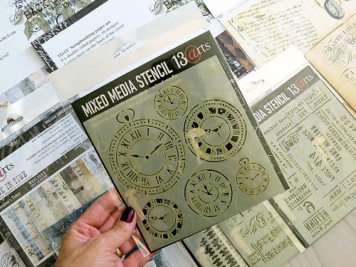 szablon 13Arts - clocks (back in time)