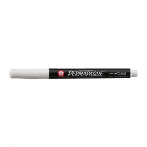 marker Sakura Permapaque marker fine white - biały