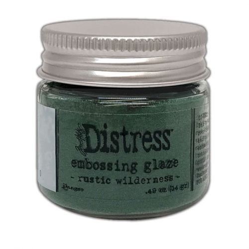 Puder do embossingu Distress Embossing Glaze - rustic wilderness (choinkowy)