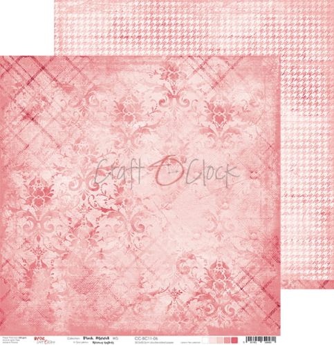 papier scrapbook Craft o'clock - pink mood 06